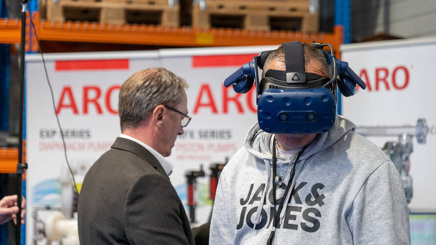 stand VR ARO -ASFLUIDays